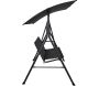 Balancelle en métal toile orientable Samiel 170 x 110 x 153 cm - 129