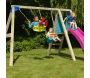 Balançoire enfant colorée cordes en chanvre - KBT