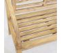 Banc 3 places en acajou naturel antique - 5