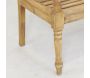 Banc 3 places en acajou naturel antique - AUBRY GASPARD