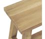 Banc en acajou naturel - AUB-5862