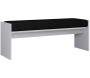 Banc en aggloméré avec coussin Pearl