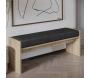 Banc en aggloméré avec coussin Pearl - 129