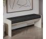 Banc en aggloméré avec coussin Pearl - 129
