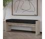Banc en aggloméré avec coussin Pearl - 5