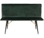 Banc art déco en velours vert Verona - PRO-1474
