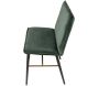 Banc art déco en velours vert Verona - 379
