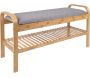 Banc en bambou avec coussin Arch