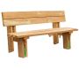 Banc en bois avec dossier