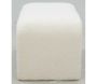 Banc blanc tissu bouclettes - AUB-6104