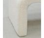 Banc blanc tissu bouclettes - 239