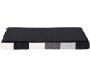 Banc coffre noir pliable couvercle à motifs - 42,90