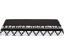 Banc coffre noir pliable couvercle à motifs - 5