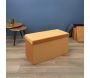 Banc coffre pliable en velours Rétro - 7