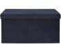 Banc coffre pliable en velours Rétro - 39,90