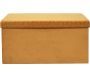 Banc coffre pliable en velours Rétro - 39,90