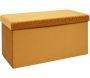 Banc coffre pliable en velours Rétro