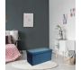 Banc coffre pliable en velours Zig zag - THE HOME DECO FACTORY