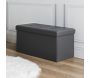 Banc coffre de rangement en polyuréthane Zoé - 34,90