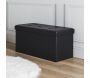 Banc coffre de rangement en polyuréthane Zoé - 34,90