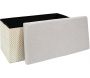 Banc coffre de rangement tressage Mirage - 34,90