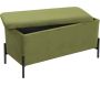 Banc avec coffre de rangement en velours Snog - 179
