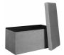 Banc coffre de rangement velours côtelé Giullia - 39,90