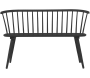 Banc en hévéa Bobby 120 x 49 x 77 cm - VEN-1064