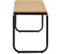 Banc de jardin en aluminium et acacia Holmbeck - 229