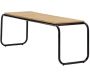 Banc de jardin en aluminium et acacia Holmbeck - 6