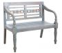Banc 2 places en acajou