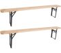 Banc de jardin pliable Brasserie