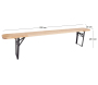 Banc de jardin pliable Brasserie - 6