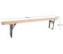 Banc de jardin pliable Brasserie - 9