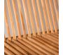 Banc de jardin pliant en teck Ghana - 7