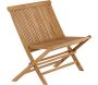 Banc de jardin pliant en teck Ghana