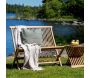 Banc de jardin pliant en teck Ghana - VENTURE HOME