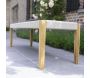 Banc de jardin en teck massif et cordage Calvi - 389