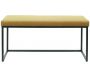 Banc en métal assise en velours Giulia - CMP-2668