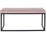 Banc en métal assise en velours Giulia - 57,90