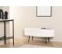 Banc ovale en acier et polyester Otto - 8