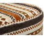 Banc ovale en tissu Etnic 82 x 40 x 40 cm - 6