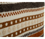 Banc ovale en tissu Etnic 82 x 40 x 40 cm - 8