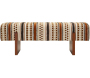 Banc en tissu Etnic 120.5 x 45 x 43 cm - MAU-0893