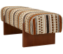 Banc en tissu Etnic 120.5 x 45 x 43 cm - 239