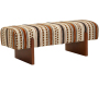 Banc en tissu Etnic 120.5 x 45 x 43 cm