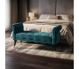 Banc en tissu Paris 120 x 40 x 60 cm - MAURO FERRETTI