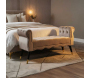 Banc en tissu Paris 120 x 40 x 60 cm - MAURO FERRETTI