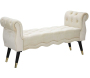 Banc en tissu Paris 120 x 40 x 60 cm
