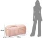 Banc en tissu Softy 90 x 45 x 45 cm - MAU-0471